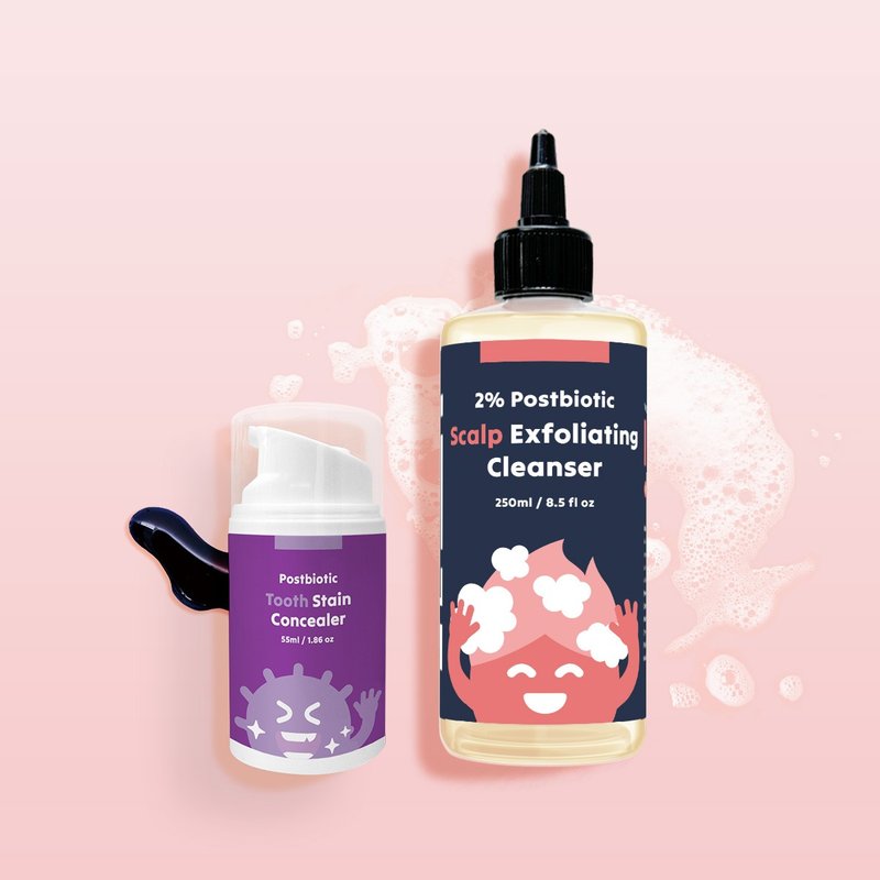ELLO研舒肌 超級亮白清爽組(牙齒亮白矯正膏+去角質淨化液)多入組 - 牙刷/口腔清潔 - 濃縮/萃取物 多色