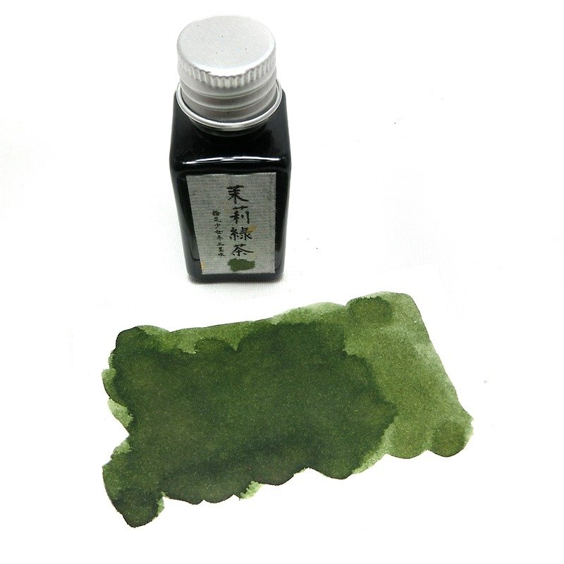 【Handmade fragrance ink】 tea series ─ Jasmine green tea - น้ำหมึก - กระดาษ สีเขียว