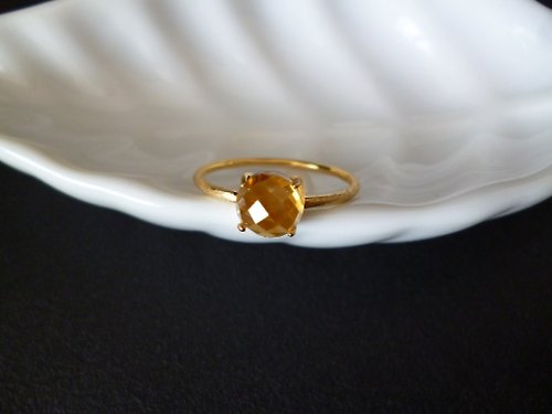 jewelry MARINA シトリン vermeil ring candy 指輪 サイズ変更可