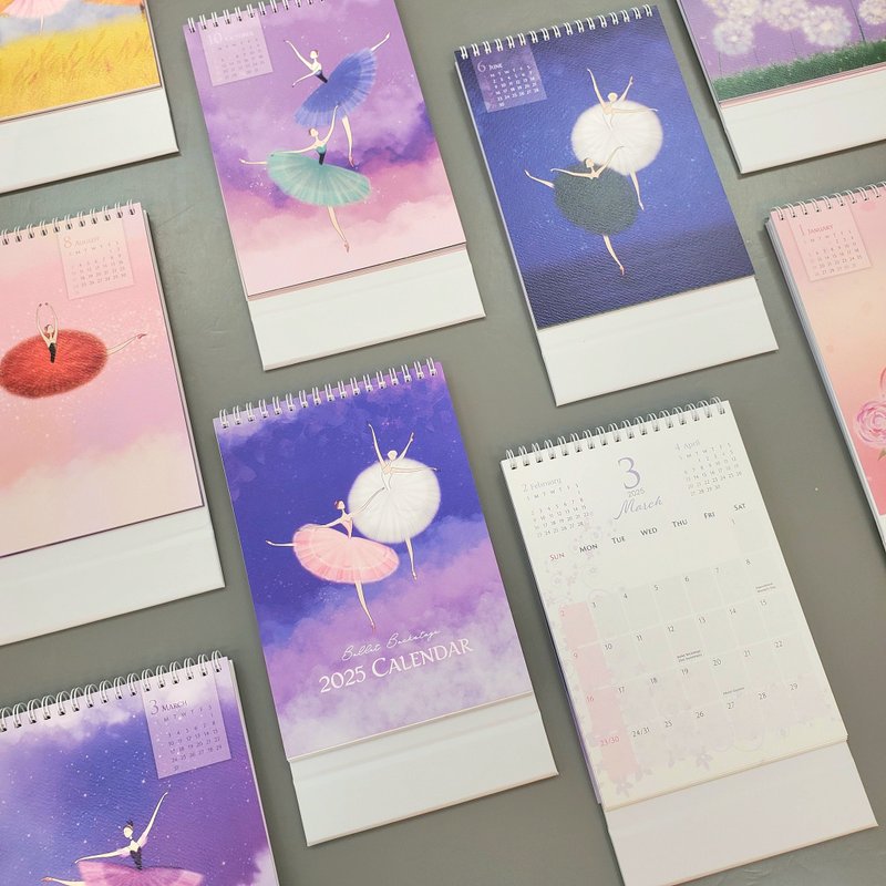 2025 Ballet Backstage Desk Calendar - Calendars - Paper 