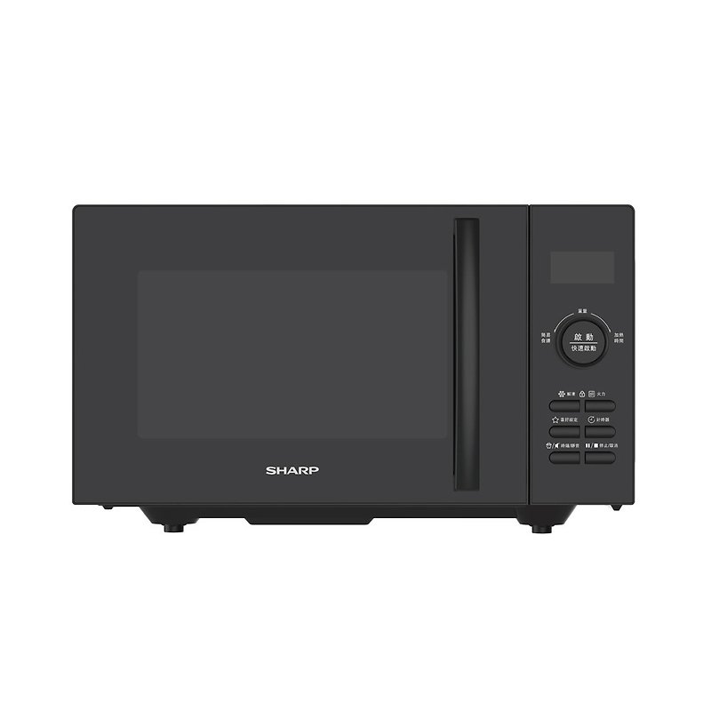 Pre-order SHARP 25L flat-panel American microwave oven R-TF25SS(B) - Kitchen Appliances - Plastic Black