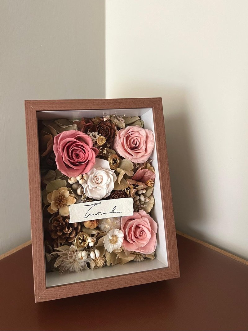 柔光永生花盒・Eternal Bloom Box - 乾燥花/永生花 - 植物．花 