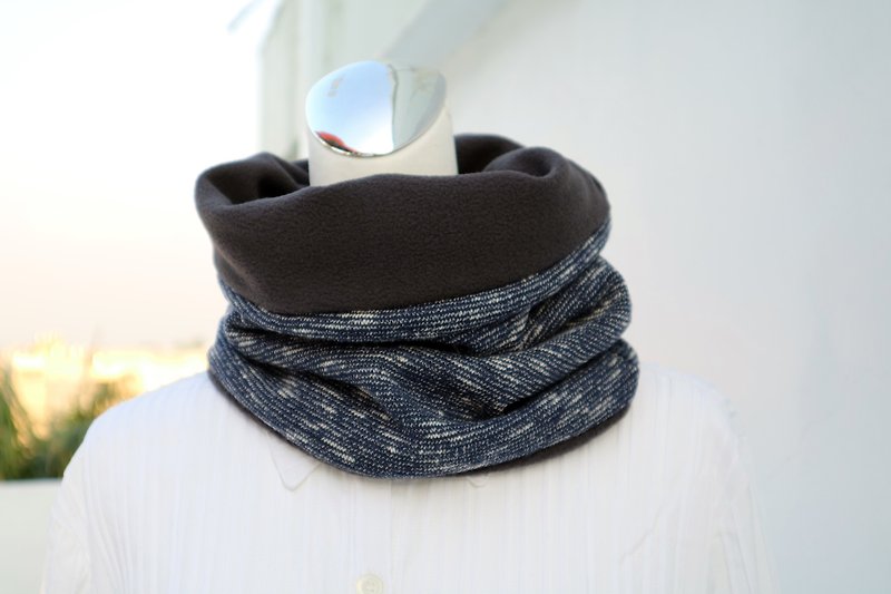 Warm Bib Short Scarf Neck Sleeve - Knit Scarves & Wraps - Other Materials 