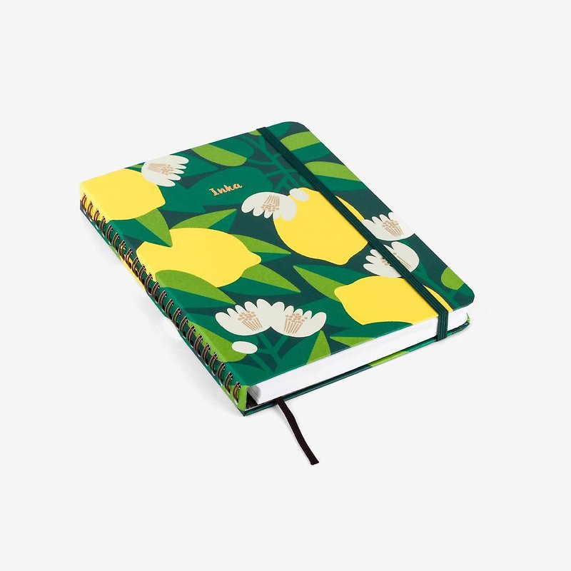Lemon Tree Wirebound Planner / Notebook / Sketchbook - Notebooks & Journals - Paper Yellow