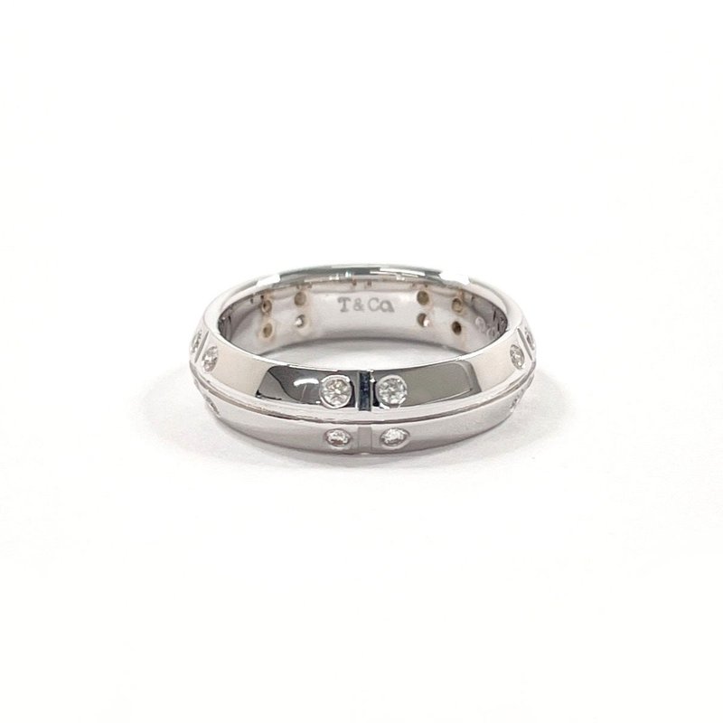 【日本直送 中古美品】9号 ティファニー TIFFANY&Co. リング・指輪 ストリーメリカ K18ホワイトゴールド/ダイヤモンド - 戒指 - 貴金屬 銀色
