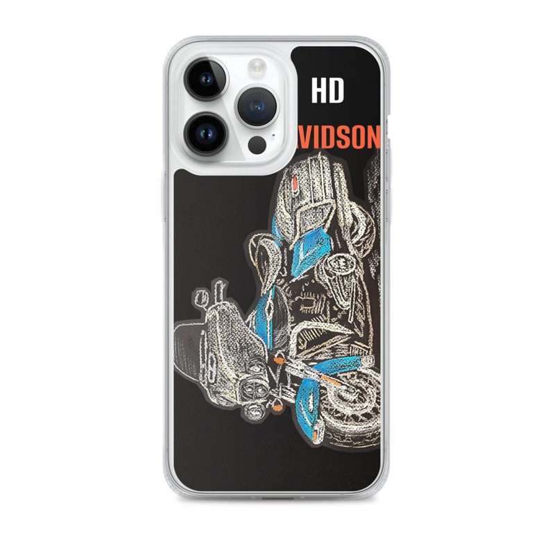 iPhone 透明保護殼原廠電話自行車 Harley Davidson Electra Glid - 手機殼/手機套 - 塑膠 多色