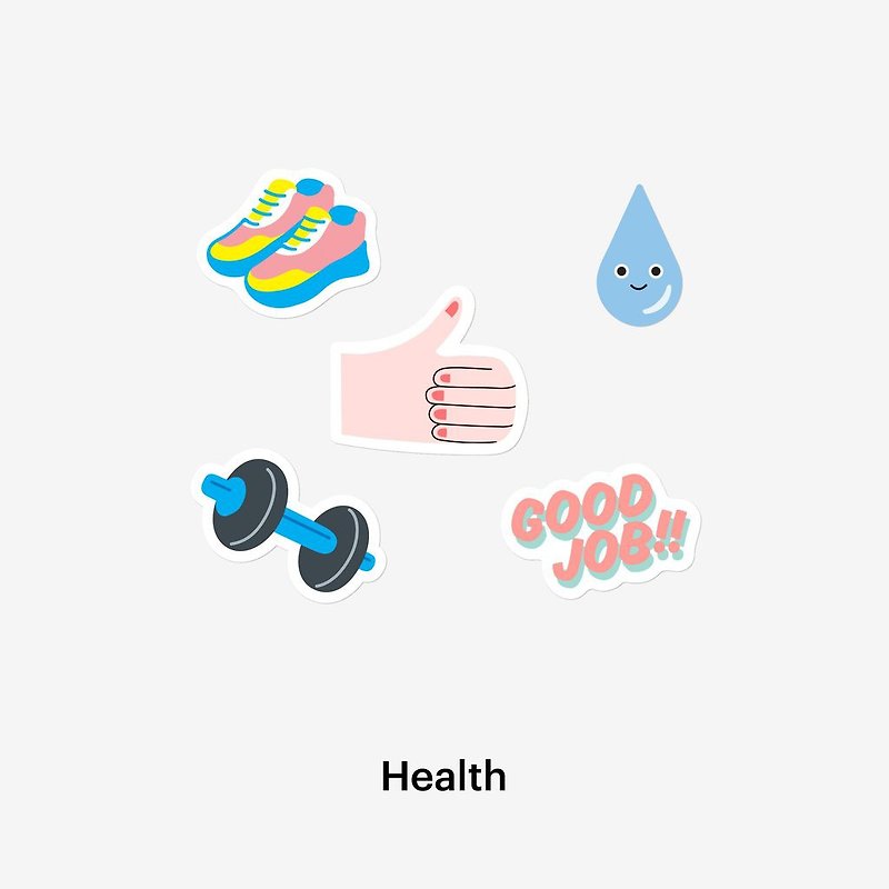 Health Sticker Pack - Stickers - Paper 