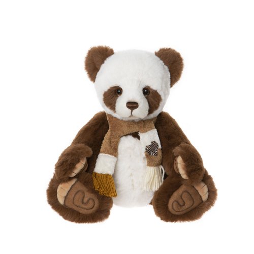 英國 Charlie Bears 查理熊 臺灣總代理 Albie 手工製作精緻動物玩偶 Panda 大貓熊