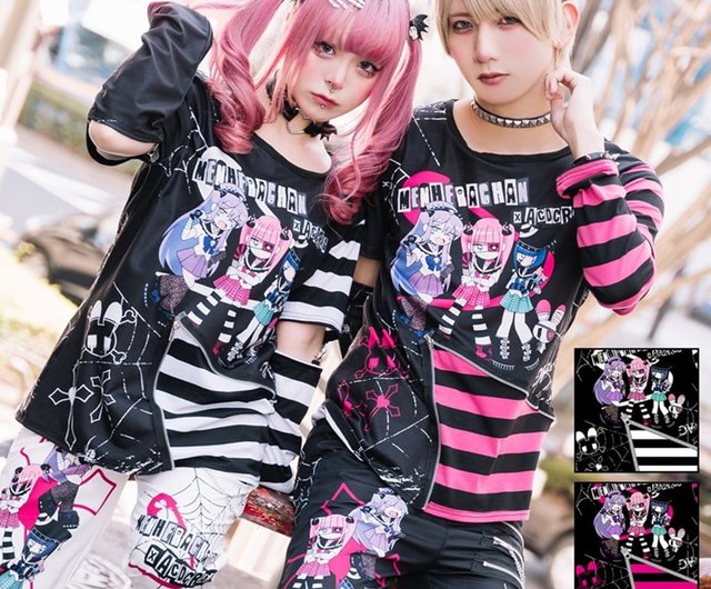 メンヘラチャン 連名 病弱少女 精神病少女 ジッパー レイヤード