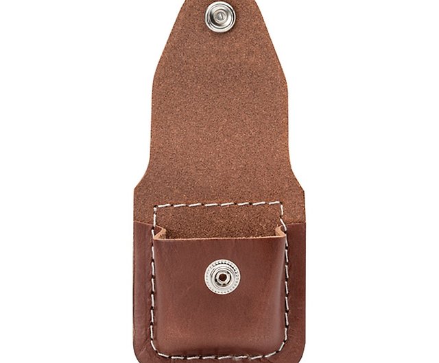 ZIPPO head leather bullet pure copper lighter leather case - Shop Lobo  store Other - Pinkoi