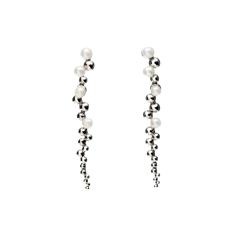 Ballet Undersea Earrings - S - Silver - Earrings & Clip-ons - Sterling Silver Silver