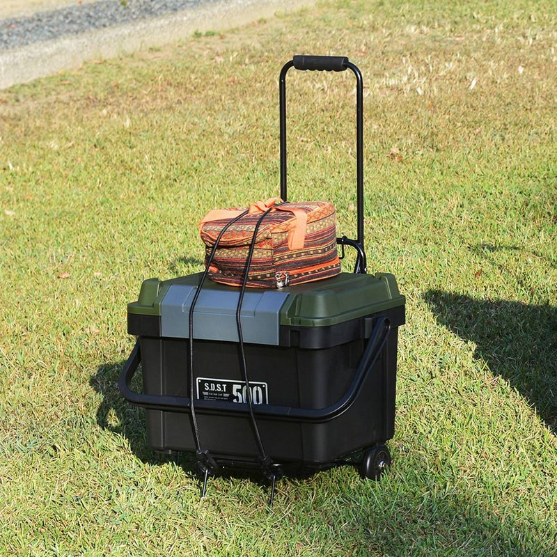 日本JEJ 鋼製便攜輕巧摺疊手推車-高87.5CM (露營/戶外) - 野餐墊/露營用品 - 其他金屬 