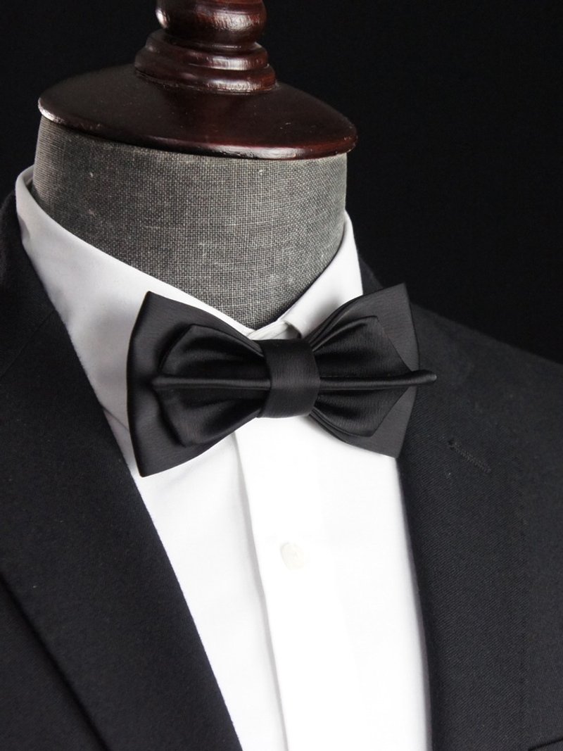 WEIXUWANG bowtie 願望系列手工領結 - 領結/領巾 - 聚酯纖維 黑色