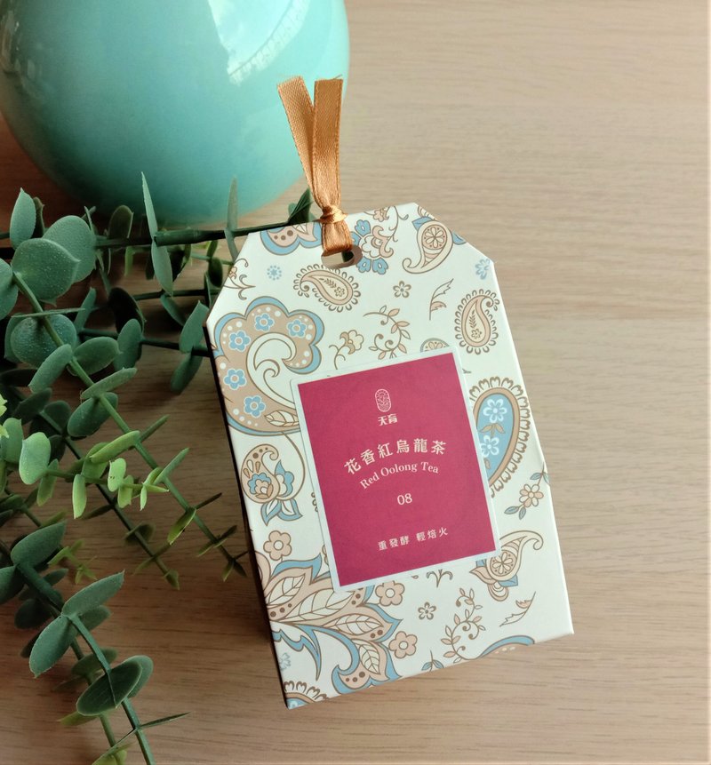 Floral red oolong tea_Yushou small tea gift 5-piece naked bag_Heavy fermentation and light baking of the original tea bag - Tea - Plants & Flowers 