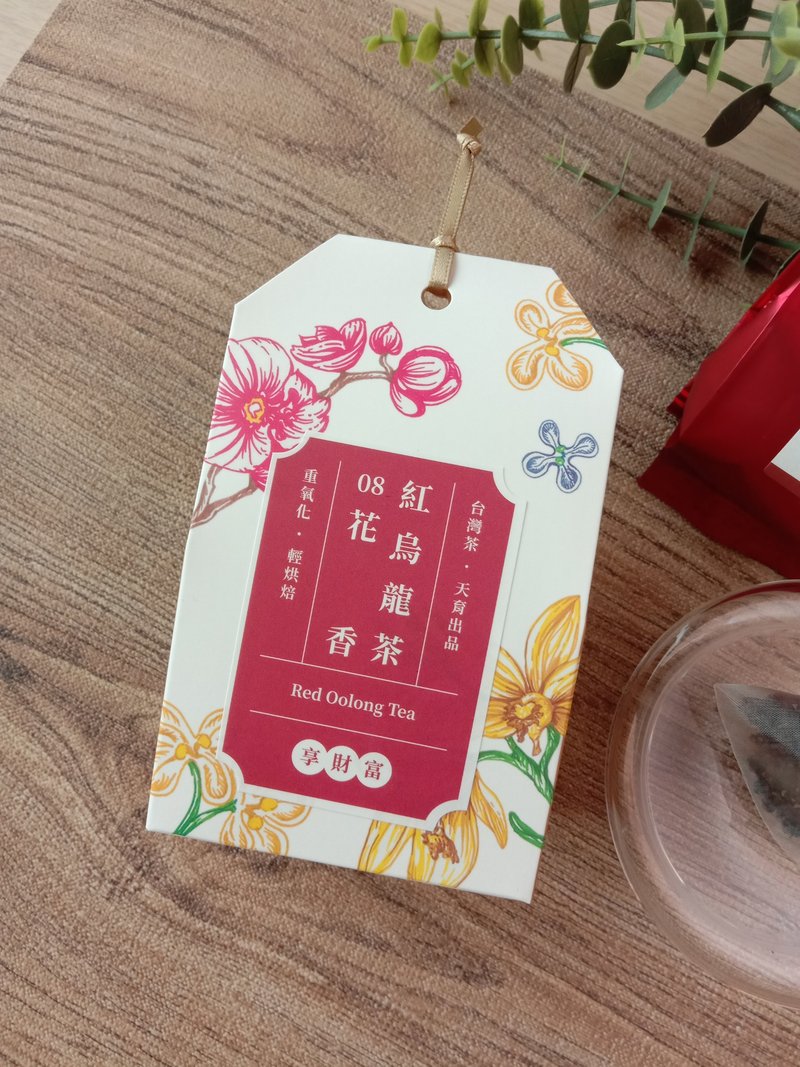 【台灣御守茶】花香紅烏龍茶_5入茶包_重度氧化 輕烘焙 - 茶葉/茶包/水果茶 - 植物．花 多色