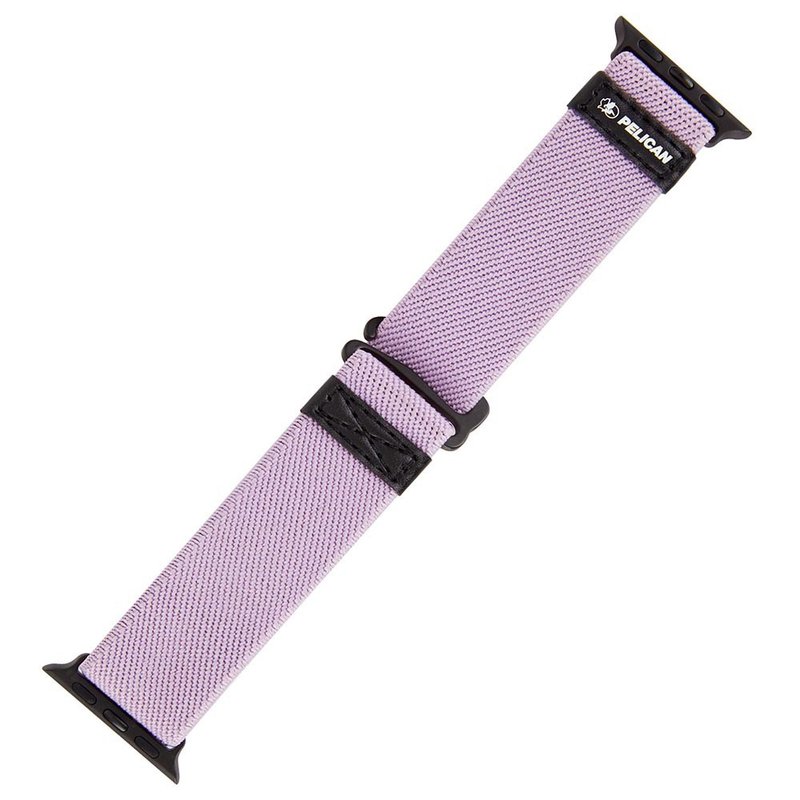 Pelican Apple Watch 42-44mm 1-7代/SE 保護者NATO錶帶 - 淡紫色 - 其他 - 其他材質 