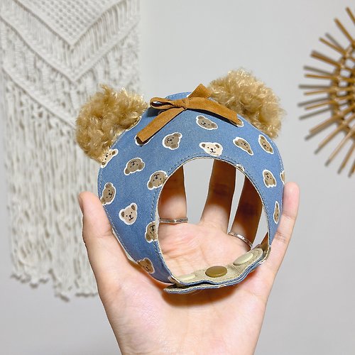 CHA'S恰氏手作 【恰氏手作】泰迪熊熊寵物領巾口水巾造型配飾 貓狗項圈