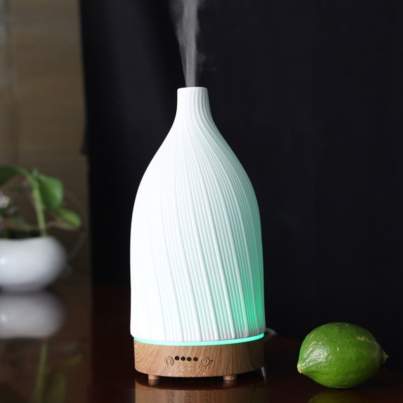 【品菲特PINFIS】經典陶瓷香氛機(贈天然精油2瓶 尤加利+薄荷) - 香氛/精油/擴香 - 陶 白色