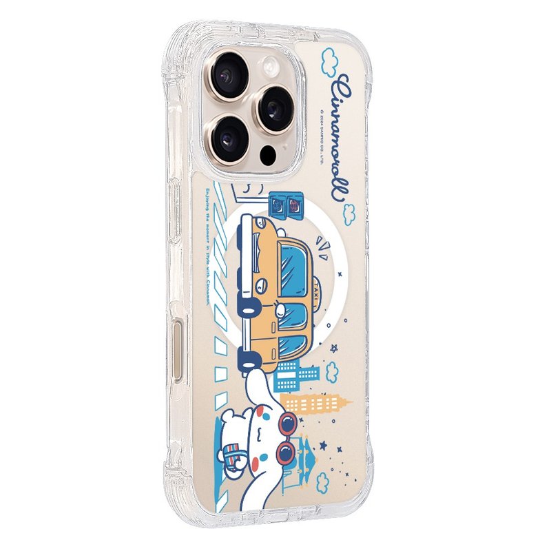 大耳狗 喜拿環島趣 磁吸透明支架手機殼 iPhone 16 15 14 Pro Max - 手機殼/手機套 - 其他材質 透明