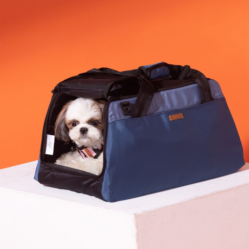 Subfurine Pet Carrier - Blue Whale - กระเป๋าสัตว์เลี้ยง - เส้นใยสังเคราะห์ สีน้ำเงิน