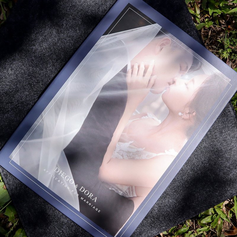 客製【照片款】永恆-結婚書約組  男女 | 同婚 - 結婚書約 - 紙 