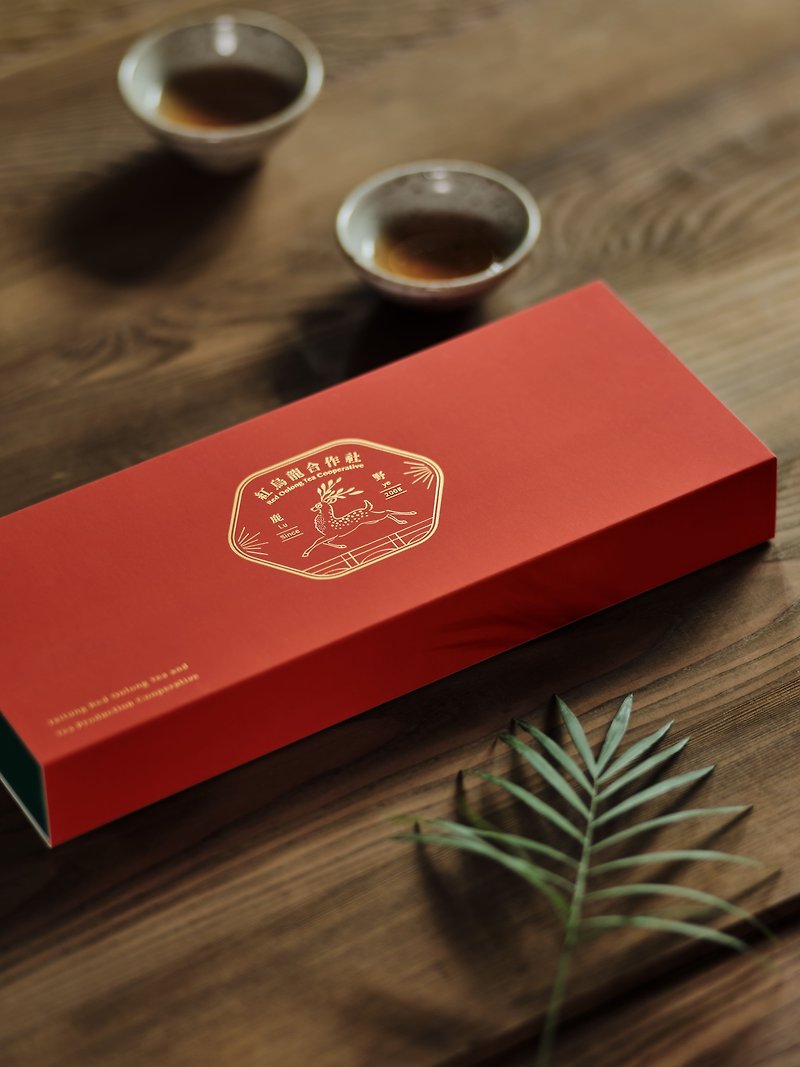 Red Oolong Cooperative | Morning Sun Tea Bag Gift Box 15pcs*3g - ชา - อาหารสด สีส้ม