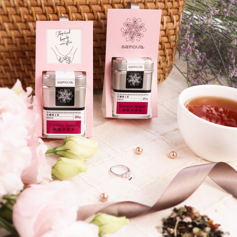 [Customized blessing gift] samova German exquisite tea gift - birthday gift and wedding souvenir - ชา - อาหารสด สึชมพู