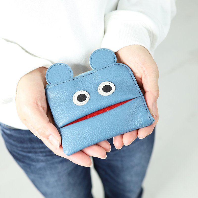 [Omimi mini / 21 colors in total] Omimi L-shaped mini wallet that makes you want to show it to someone