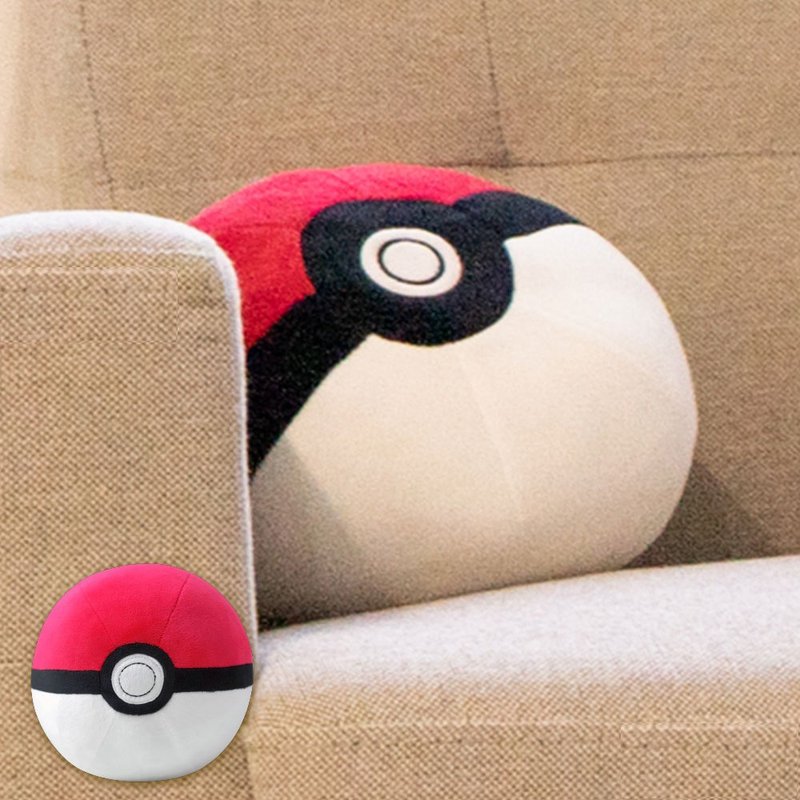 Pokemon Pokemon Ball Pillow (Red) - ตุ๊กตา - เส้นใยสังเคราะห์ หลากหลายสี