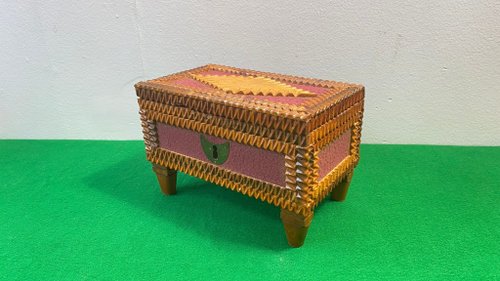 Vintage Lover 復古紀念品首飾盒寶藏木製容器針線盒