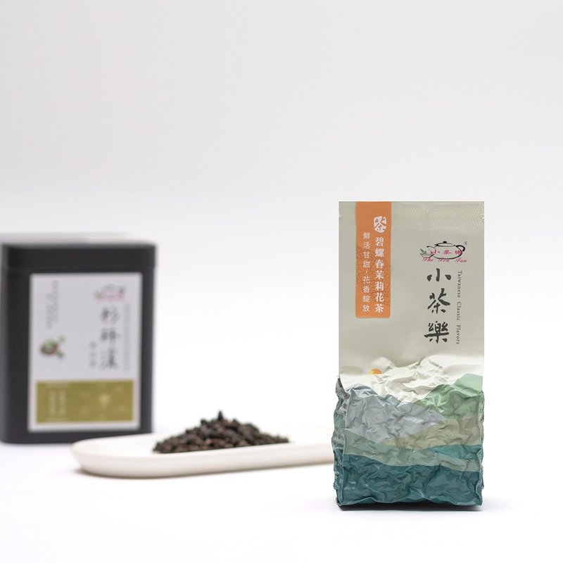 碧螺春茉莉花茶 | 小茶樂台灣沖泡罐裝茶葉 (55克/2入) - 茶葉/茶包/水果茶 - 其他材質 