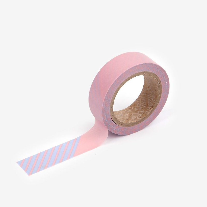 Dailylike 單捲紙膠帶-57 粉藍漸層,E2D29564 - 紙膠帶 - 紙 粉紅色