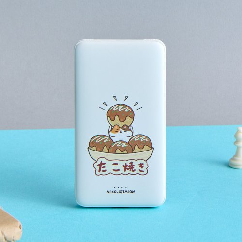 TOYSELECT 歐吉喵NEKO OJIMEOW章魚燒雙線快充10000mAh行動電源