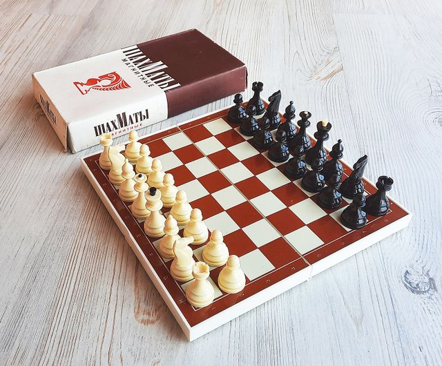 磁気旅行チェス ゲーム ソ連 - ソビエト ヴィンテージ マグネット