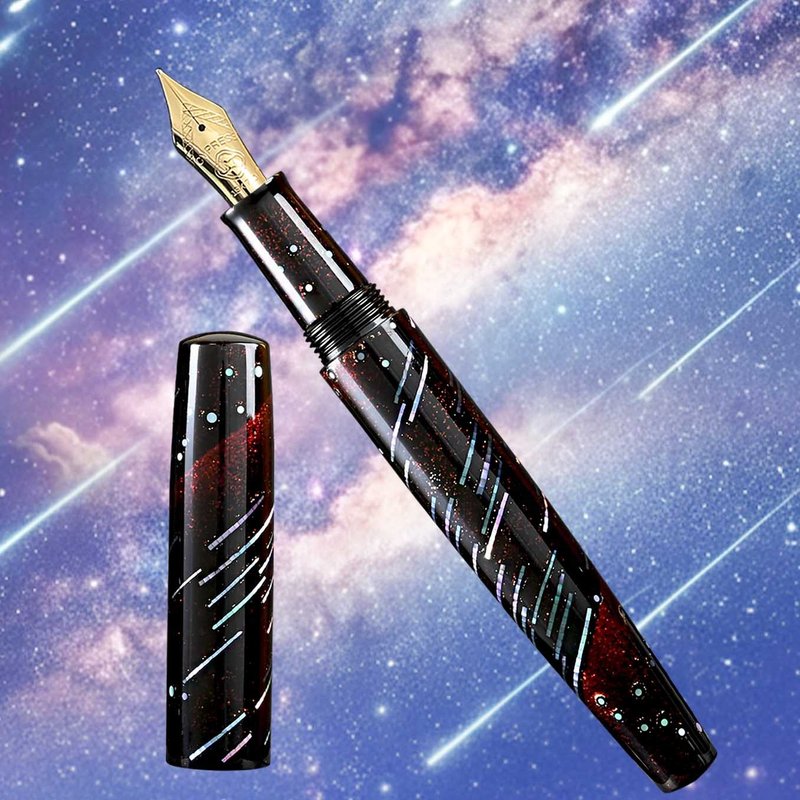 【CYPRESS – Modern Raden – Meteor Shower】 - Fountain Pens - Other Materials Green