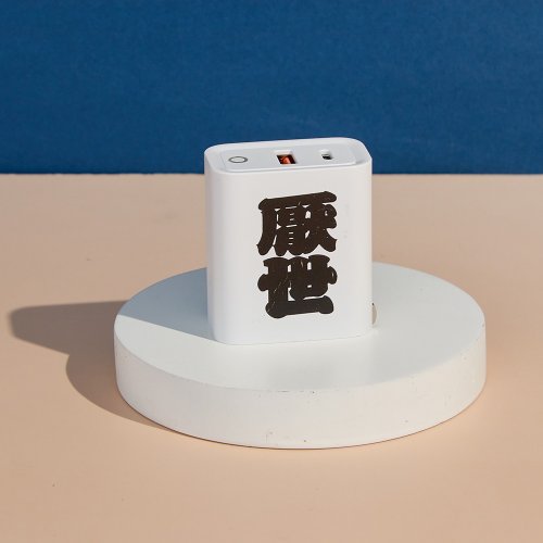 TOYSELECT A/DA阿達厭世生活USB3.0+PD20W雙孔充電器