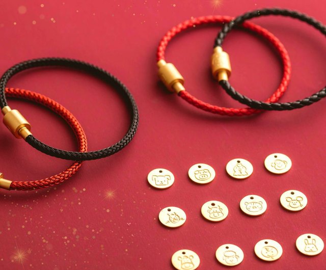 PANDORA レッド編み込みブレスレット PANDORA レッド編み込みブレスレット Pandora Moments