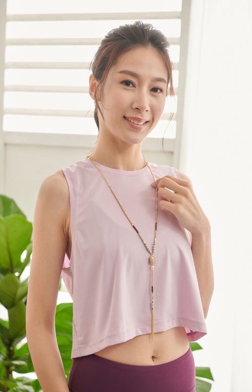 Yoga Flow 春夏穿搭【Yoga Flow】Flow Tank(S)-Pale Purple 快速出貨