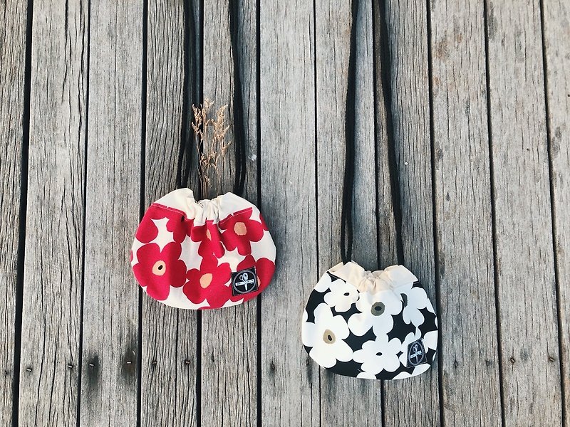 Buns / Poppies - Messenger Bags & Sling Bags - Cotton & Hemp Multicolor