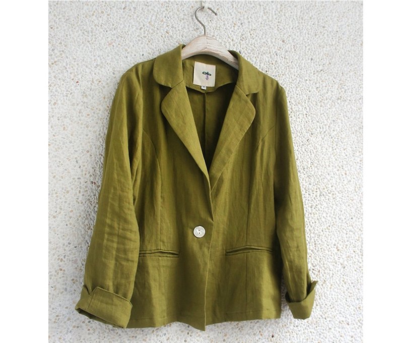 Linen suit * 5 colors - Women's Blazers & Trench Coats - Cotton & Hemp 