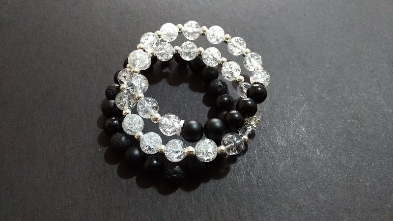 (Customized gift) Starry Sky-Brazilian Explosive White Crystal X - Bracelets - Crystal 