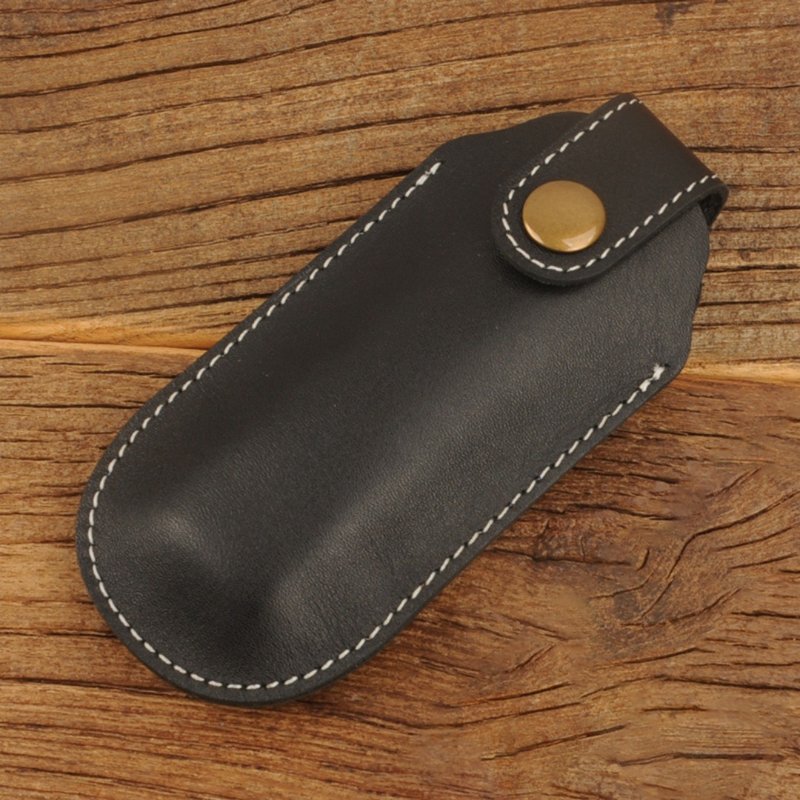 Retro first-layer cowhide leather case ten-hole C key harmonica protective case storage bag - อื่นๆ - หนังแท้ 