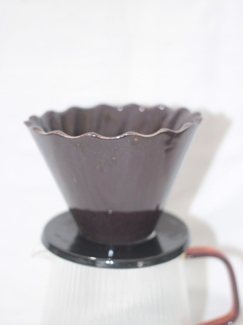 Coffee Dripper - เครื่องทำกาแฟ - ดินเผา สีดำ