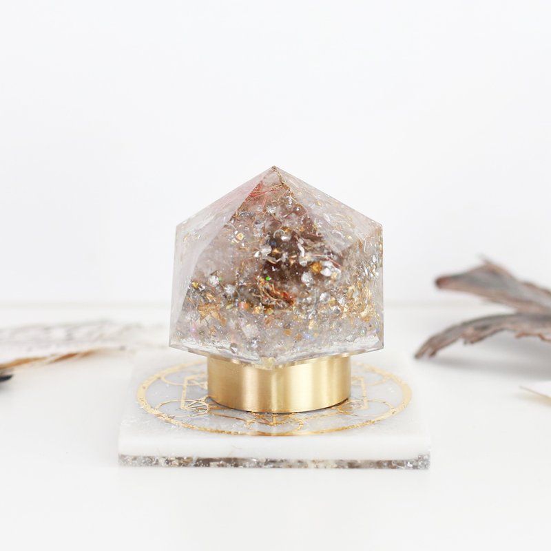 奧根雪之塔 - 擺飾/家飾品 - 水晶 白色