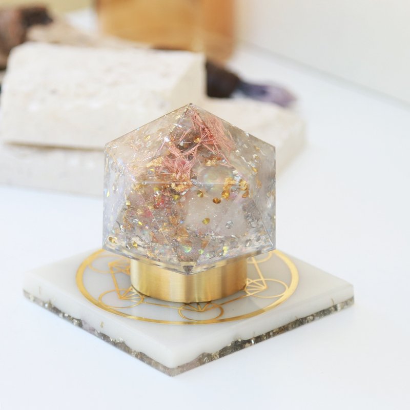 奧根雪之塔 - 擺飾/家飾品 - 水晶 白色