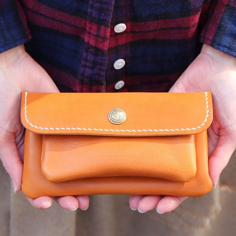 mare-wallet camel Tochigi leather wallet - Wallets - Genuine Leather Brown