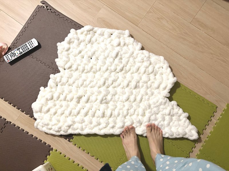 クラウドマシュマロラグ - 毛布・かけ布団 - その他の素材 ホワイト
