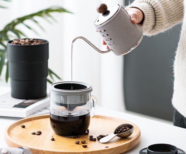 Hand drip coffee outlet pot