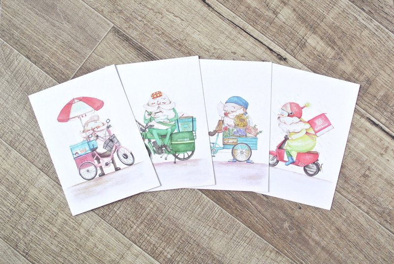 明信片 | Mr.Ho Ho的斜槓日常 - 卡片/明信片 - 紙 白色