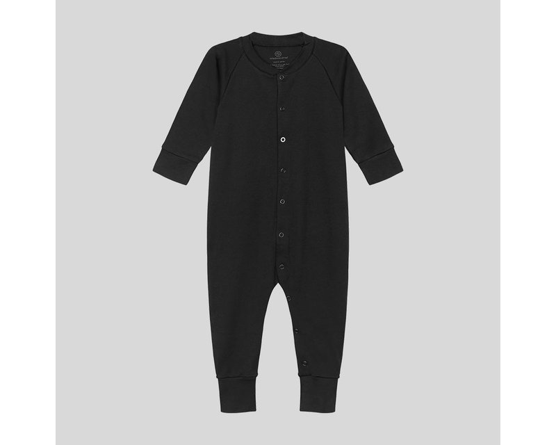 The Sleepy Collection - 寶寶連身匹馬棉家居服/睡衣 - Black - 包屁衣/連身衣 - 棉．麻 